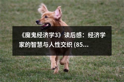《魔鬼經(jīng)濟(jì)學(xué)3》讀后感：經(jīng)濟(jì)學(xué)家的智慧與人性交織 (850字)