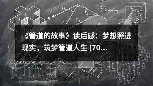 《管道的故事》讀后感：夢(mèng)想照進(jìn)現(xiàn)實(shí)，筑夢(mèng)管道人生 (700字)