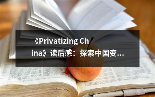 《Privatizing China》讀后感：探索中國變革的深層脈絡(luò) (800字)