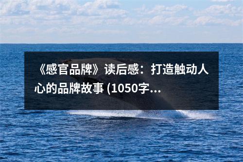 《感官品牌》讀后感：打造觸動(dòng)人心的品牌故事 (1050字)