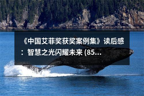 《中國艾菲獎獲獎案例集》讀后感：智慧之光閃耀未來 (850字)