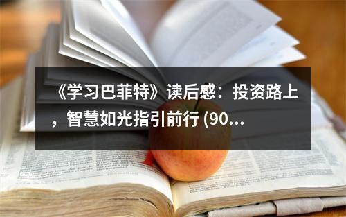 《學(xué)習(xí)巴菲特》讀后感：投資路上，智慧如光指引前行 (900字)