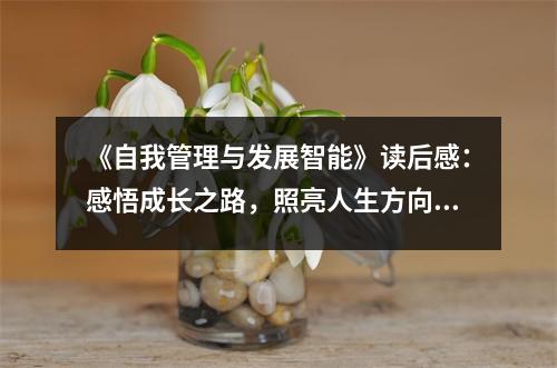 《自我管理與發(fā)展智能》讀后感：感悟成長之路，照亮人生方向 (750字)