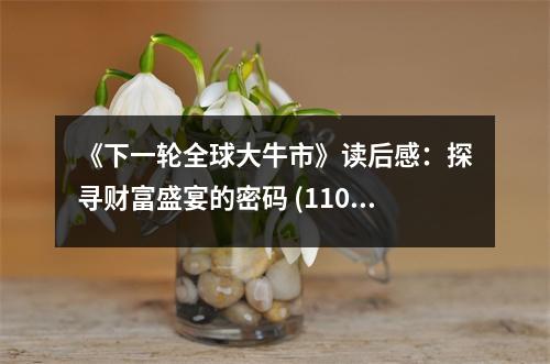 《下一輪全球大牛市》讀后感：探尋財富盛宴的密碼 (1100字)