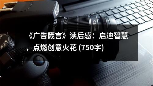 《廣告箴言》讀后感：?jiǎn)⒌现腔郏c(diǎn)燃創(chuàng)意火花 (750字)