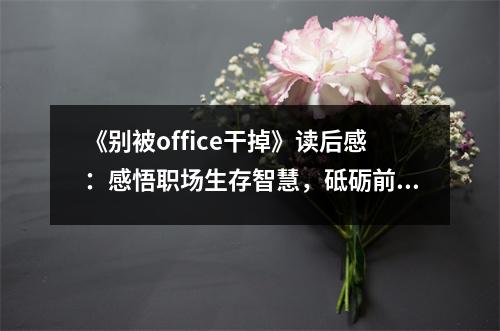 《別被office干掉》讀后感：感悟職場生存智慧，砥礪前行 (900字)