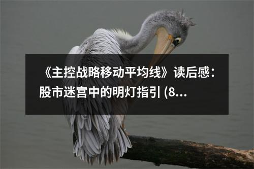 《主控戰(zhàn)略移動(dòng)平均線》讀后感：股市迷宮中的明燈指引 (800字)