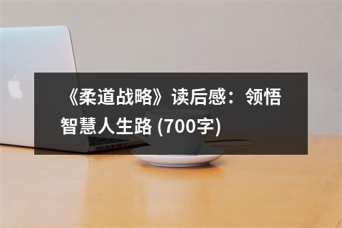 《柔道戰(zhàn)略》讀后感：領(lǐng)悟智慧人生路 (700字)