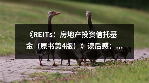 《REITs：房地產(chǎn)投資信托基金（原書第4版）》讀后感：探尋房產(chǎn)投資的智慧之光 (800字)