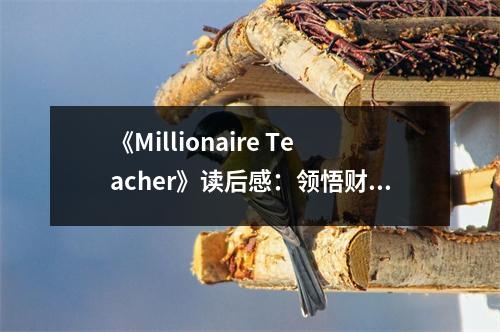 《Millionaire Teacher》讀后感：領(lǐng)悟財(cái)富真諦，開啟幸福人生 (800字)