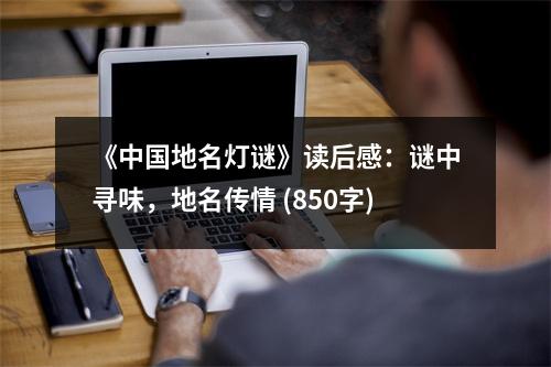 《中國地名燈謎》讀后感：謎中尋味，地名傳情 (850字)