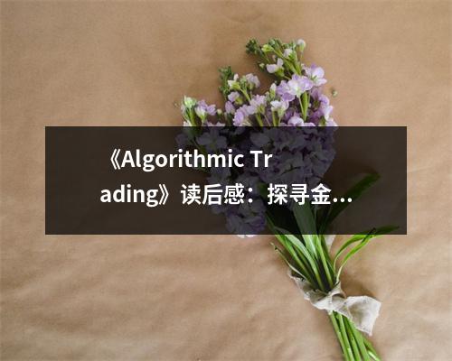 《Algorithmic Trading》讀后感：探尋金融科技的魅力 (900字)