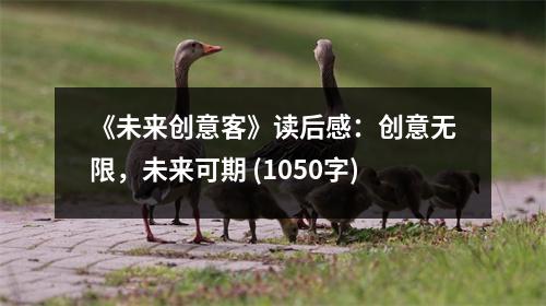 《未來創(chuàng)意客》讀后感：創(chuàng)意無限，未來可期 (1050字)