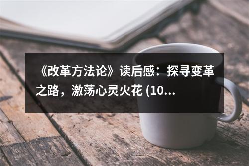 《改革方法論》讀后感：探尋變革之路，激蕩心靈火花 (1000字)