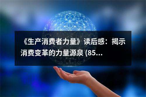 《生產(chǎn)消費(fèi)者力量》讀后感：揭示消費(fèi)變革的力量源泉 (850字)