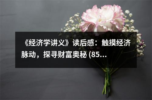 《經(jīng)濟(jì)學(xué)講義》讀后感：觸摸經(jīng)濟(jì)脈動(dòng)，探尋財(cái)富奧秘 (850字)
