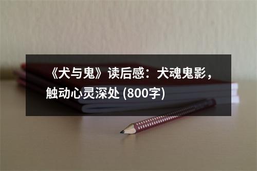 《犬與鬼》讀后感：犬魂鬼影，觸動(dòng)心靈深處 (800字)