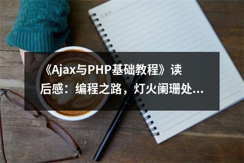 《Ajax與PHP基礎(chǔ)教程》讀后感：編程之路，燈火闌珊處 (700字)