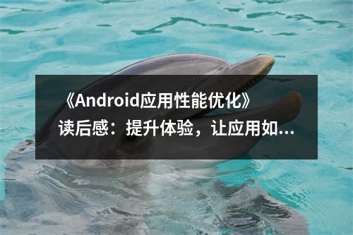 《Android應(yīng)用性能優(yōu)化》讀后感：提升體驗(yàn)，讓應(yīng)用如鷹擊長空 (950字)