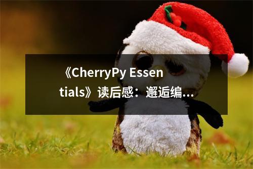 《CherryPy Essentials》讀后感：邂逅編程之美 (650字)