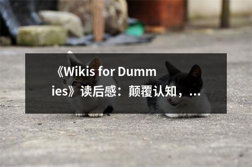 《Wikis for Dummies》讀后感：顛覆認(rèn)知，開(kāi)啟知識(shí)新篇章 (850字)