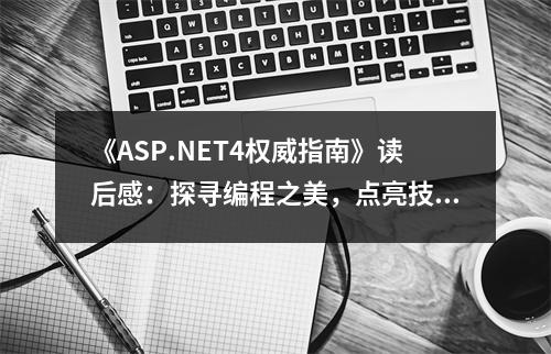 《ASP.NET4權威指南》讀后感：探尋編程之美，點亮技術之光 (950字)