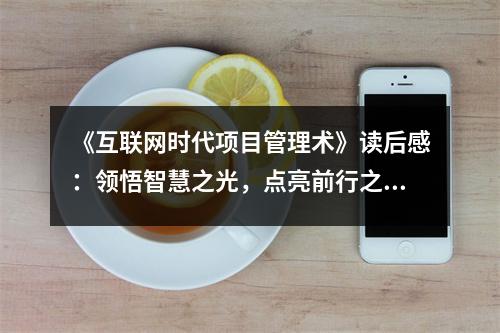 《互聯(lián)網(wǎng)時(shí)代項(xiàng)目管理術(shù)》讀后感：領(lǐng)悟智慧之光，點(diǎn)亮前行之路 (1400字)