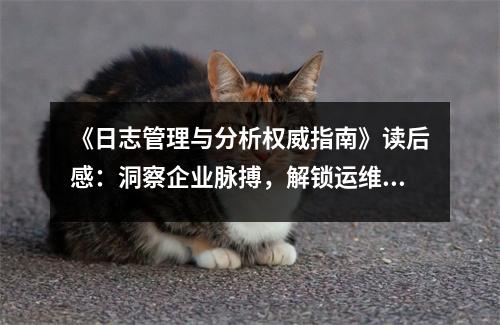 《日志管理與分析權(quán)威指南》讀后感：洞察企業(yè)脈搏，解鎖運(yùn)維智慧 (1050字)