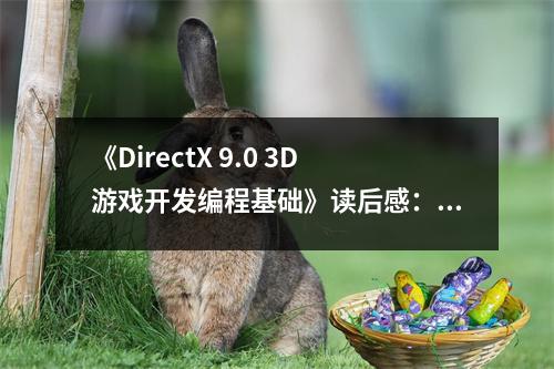 《DirectX 9.0 3D游戲開發(fā)編程基礎》讀后感：深入體驗3D世界之美 (750字)