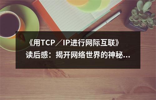 《用TCP／IP進(jìn)行網(wǎng)際互聯(lián)》讀后感：揭開網(wǎng)絡(luò)世界的神秘面紗 (750字)