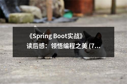 《Spring Boot實(shí)戰(zhàn)》讀后感：領(lǐng)悟編程之美 (750字)