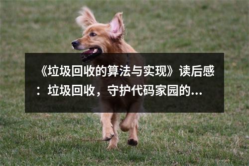 《垃圾回收的算法與實現(xiàn)》讀后感：垃圾回收，守護代碼家園的守護者 (800字)