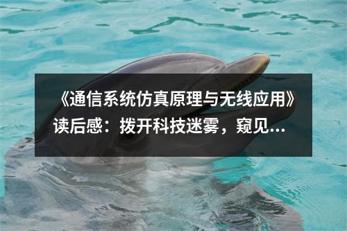 《通信系統(tǒng)仿真原理與無線應(yīng)用》讀后感：撥開科技迷霧，窺見無線未來 (1050字)