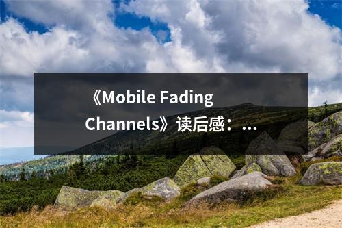 《Mobile Fading Channels》讀后感：探索無(wú)線通信的變幻之美 (700字)