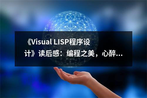 《Visual LISP程序設(shè)計(jì)》讀后感：編程之美，心醉神迷 (600字)