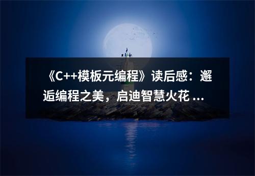《C++模板元編程》讀后感：邂逅編程之美，啟迪智慧火花 (700字)