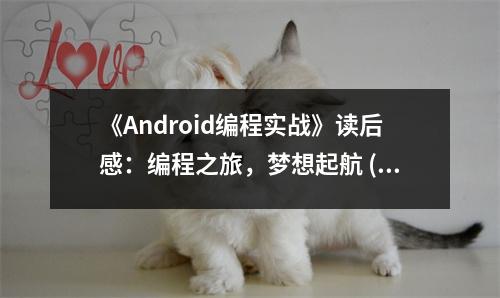 《Android編程實(shí)戰(zhàn)》讀后感：編程之旅，夢想起航 (800字)