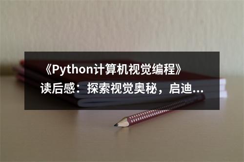 《Python計(jì)算機(jī)視覺編程》讀后感：探索視覺奧秘，啟迪無限可能 (700字)