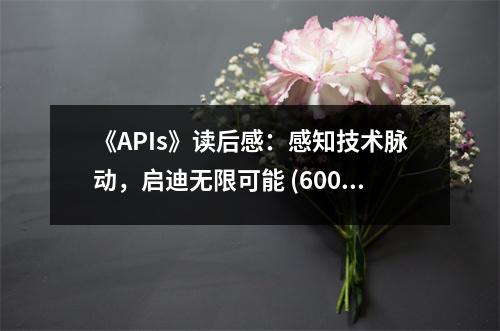 《APIs》讀后感：感知技術脈動，啟迪無限可能 (600字)