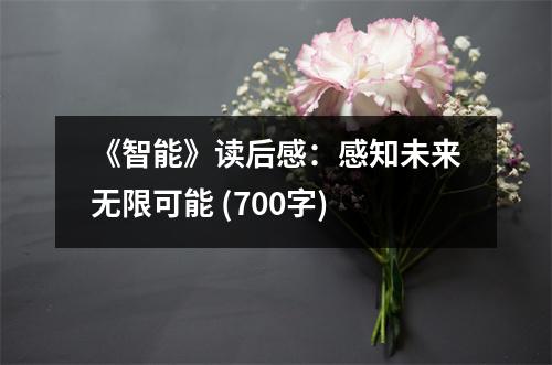 《智能》讀后感：感知未來無限可能 (700字)