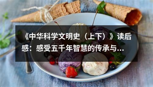 《中華科學(xué)文明史（上下）》讀后感：感受五千年智慧的傳承與輝煌 (700字)