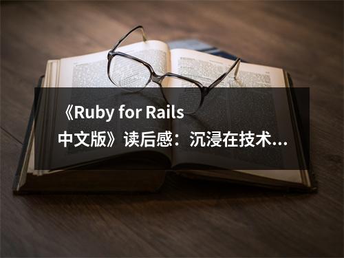 《Ruby for Rails中文版》讀后感：沉浸在技術(shù)的海洋 (750字)