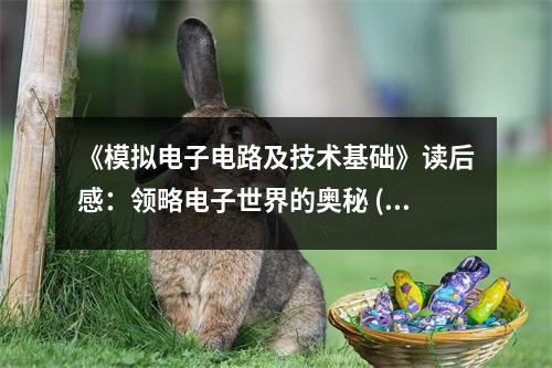 《模擬電子電路及技術(shù)基礎(chǔ)》讀后感：領(lǐng)略電子世界的奧秘 (750字)