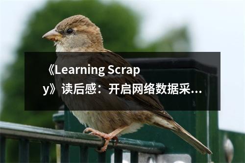 《Learning Scrapy》讀后感：開啟網絡數(shù)據(jù)采集新視界 (650字)