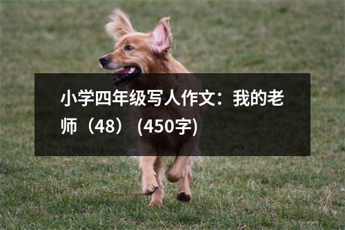小學(xué)四年級(jí)寫人作文：我的老師（48） (450字)