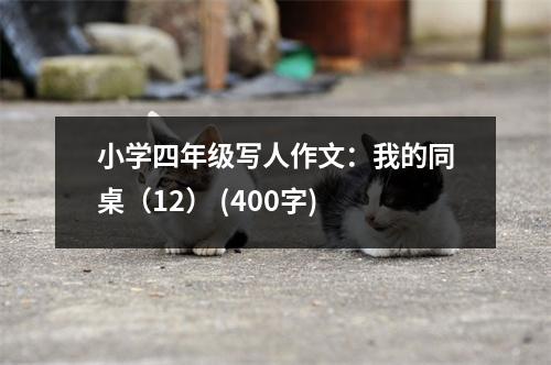 小學(xué)四年級(jí)寫人作文：我的同桌（12） (400字)