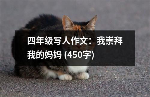 四年級(jí)寫人作文：我崇拜我的媽媽 (450字)