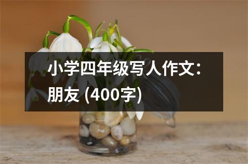 小學四年級寫人作文：朋友 (400字)
