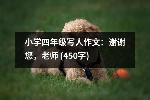 小學(xué)四年級(jí)寫人作文：謝謝您，老師 (450字)