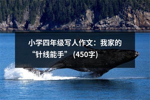 小學四年級寫人作文：我家的“針線能手” (450字)